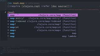 clojure map function