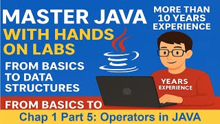 Master Java Fast with Hands-On Labs (Ch.1 Part 5): Java Operators Explained with Real-World Examples
