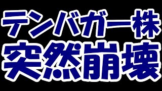 【悲報】テンバガー達成のリベルタさん、突然の崩壊でストップ安直行。夜間もストップ安で掲示板発狂・・・