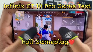 Infinix GT 10 Pro Game test || Infinix GT 10 Full Gameplay || Free Fire❤️Pinik ff||