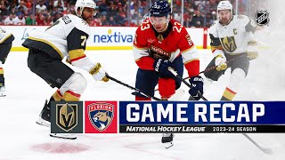 Golden Knights @ Panthers 12/23 | NHL Highlights 2023