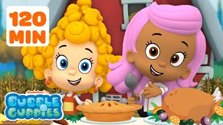 Bubble Guppies' Thanksgiving Adventures! 🦃 | 120 Minute Compilation | Nick Jr.