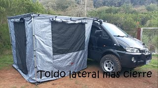 Toldo lateral mas tienda lateral  por  600 euros