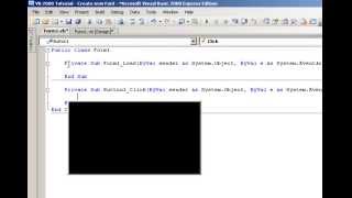Visual Basic 2008 Tutorial - Create New Font