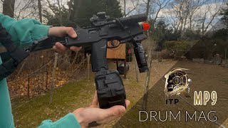 Airsoft MP9 Drum Mag Adapter (From ITP Airsoft)