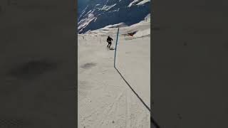 Reto Schmidiger slalom training with Ski Zenit