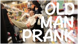 CRAZY GRANDPA IN PUBLIC PRANK | Sam Pepper