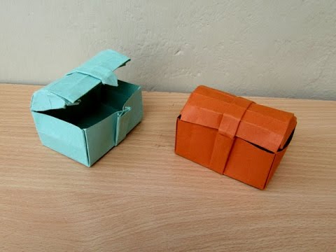 How to Make a Paper Treasure Chest - Easy Tutorials How to Make a Paper Treasure Chest - Easy Tutorials