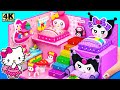 Make Hello Kitty House with Cute My Melody Bedroom, Purple Room for Kuromi ❤️ DIY Miniature House