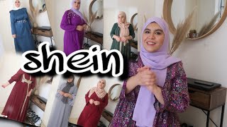 حجابات روعة من شيينSHEIN لوك بوك لفساتين و قفاطن للمناسبات🔥🔥