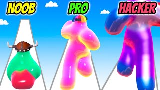 NOOB vs PRO vs HACKER - Blob Runner 3D