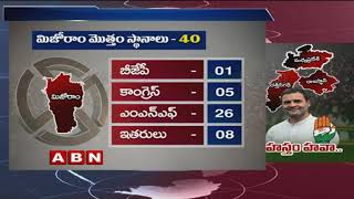 Election Results : Congress takes Chhattisgarh, Rajasthan and MP from BJP | ABN Telugu