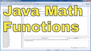Java Programming - 20 - aSin, aCos, and aTan (Math Functions)