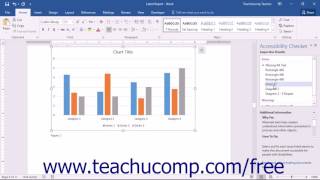 Word 2016 Tutorial Checking Accessibility Microsoft Training