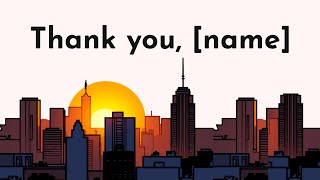 Customizable Thank You Video Template for Clients, Partners & Suppliers | Business Gratitude Message