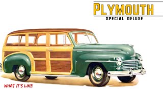 1947 Plymouth special deluxe woody wagon