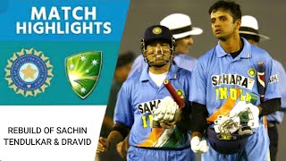 India vs Australia | Rebuild Of Sachin Tendulkar \u0026 Dravid | Michael Clarke's Game-Changing Spell