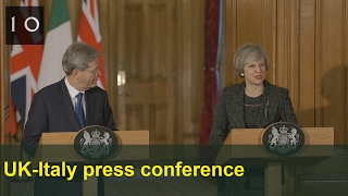 UK-Italy Prime Ministers press conference: February 2017