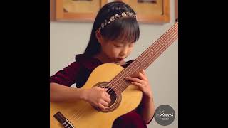 SHE IS JUST 8 YEARS OLD 🤯🤯 | GUITAR PRODIGY | Xinyan | Paganini 24 | Siccas Guitars | #shorts