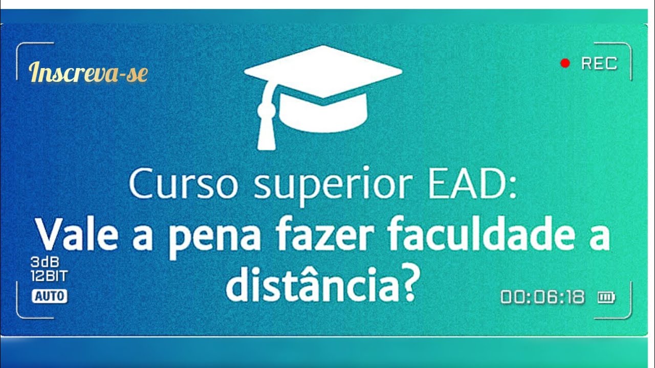 Curso Superior EAD: Vale A Pena Fazer Faculdade A Distância ? - YouTube