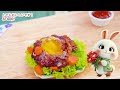 cooking made easy super enticing miniature cheetos rice ball with salmon 🌸 little food cooking