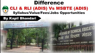 Is there any Difference Exist B/W CLI & RLI (ADIS) Vs MSBTE (ADIS) ???| Salary | Job Opportunity 🔥🔥🔥