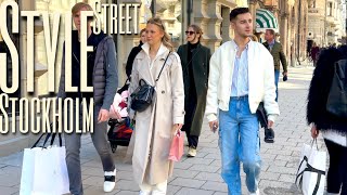 +10°C Spring in Stockholm☀️| What Are People Wearing | Street Fashion in Stockholm