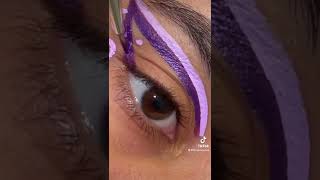 Purple Graphic Eyeliner #shorts