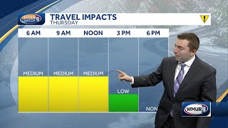 NH road conditions: Snow, wintry mix may cause delays Thursday