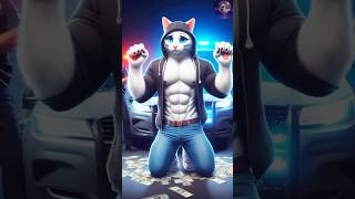 এই বিড়ালটি ব্যাংক ডাকাতি করে This cat robs a bank#cat#youtubeshorts#shirts #facts