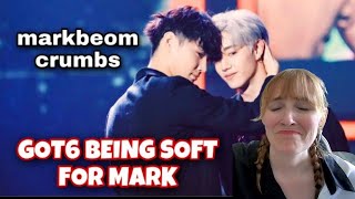 GOT7| GOT6 SUPPORTING AND TAKING CARE OF MARK REACTION