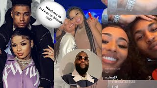 BLUEFACE THREATENS TO POST CHRISEANS LADY PART “🐱” BECAUSE SHE TOOK A PICTURE W/ RICKROSS