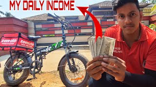 ZOMATO DELIVERY ON ELECTRIC CYCLE|Joyal Joshy