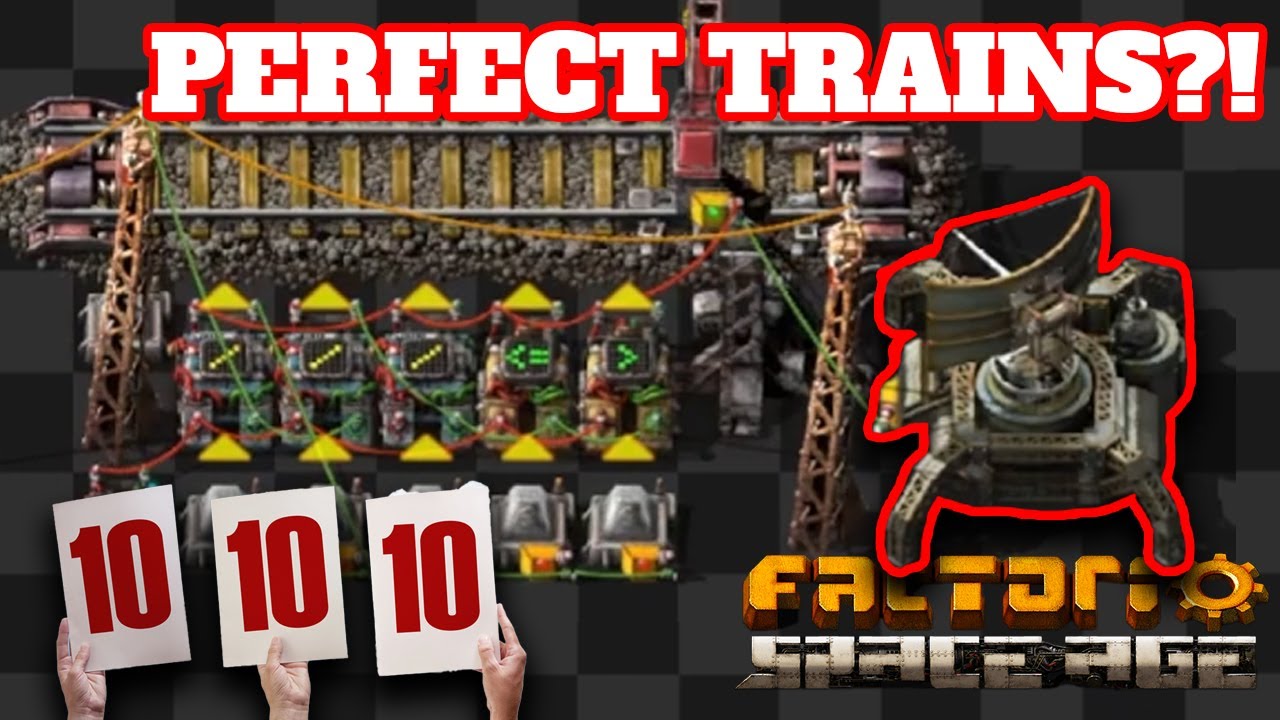 Trains Perfected Factorio Spaceage Youtube