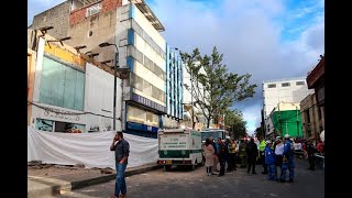 Colapso de una fachada deja dos personas muertas en Chapinero, Bogotá | Noticias Caracol