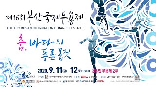 '제16회 부산국제무용제' 온라인상영 2부 (2020.9.12)