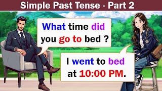 English speaking practice || Past simple tense conversation part 2 🔥🔥