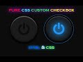 Awesome  Custom Glowing Checkbox Design Using HTML & CSS || Q Tech Info