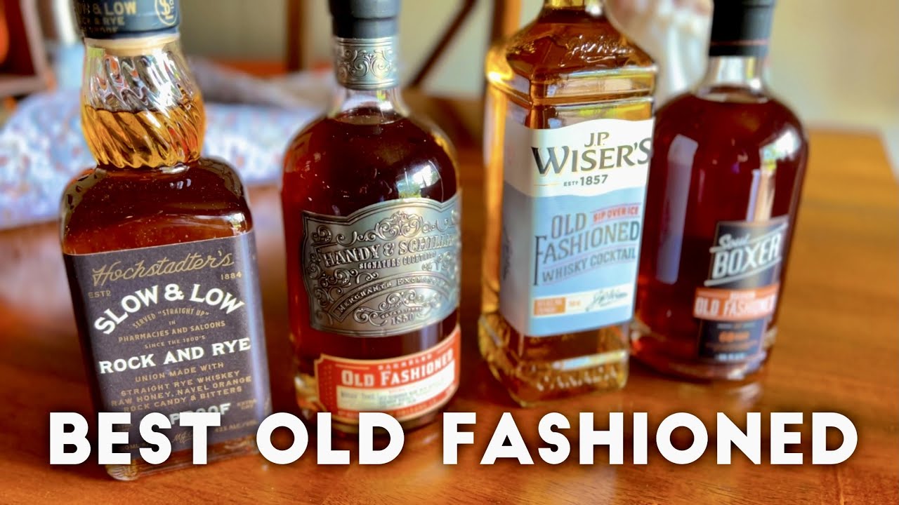 Comparing Best Pre-Mixed Old Fashioned - YouTube