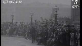 Sir Douglas Haig at Liverpool. (1919)