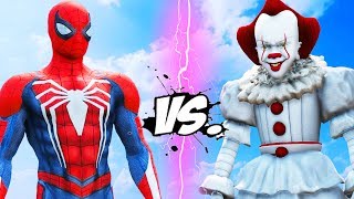 SPIDER-MAN vs PENNYWISE (IT) - Epic Battle