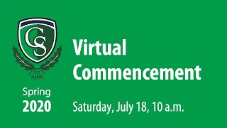 Spring 2020 Virtual Commencement Ceremony