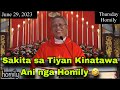 June 30, 2023 😂 Sakita Sa Tiyan Kinatawa Ani Nga Homily 🤣 | Fr Ciano Ubod