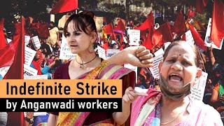 “It is rather over-exploitation”:Thousands of Anganwadi workers on indefinite Strike in the Capital