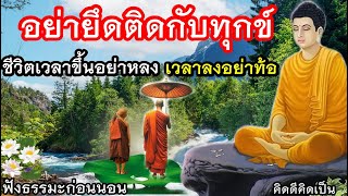 อย่ายึดติด เวลากังวลใจ ฝึกกำลังใจที่มั่นคง🙏ฟังธรรมะก่อนนอน(1124)9