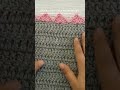 Add a simple but pretty Crochet Picot Scallops border to your baby blanket projects