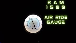 Viair Air Gauge Installation