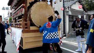 2012年　宵祭り　（コージ）　1番　保怜囃子　華卯太鼓