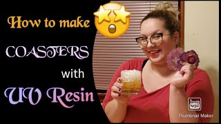 Wondering How To Make COASTERS WITH UV RESIN? Great for XMAS GIFTS? Watch This! | Review + How to