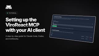 MCP Quick Start - Getting Started With The ViroReact MCP Server